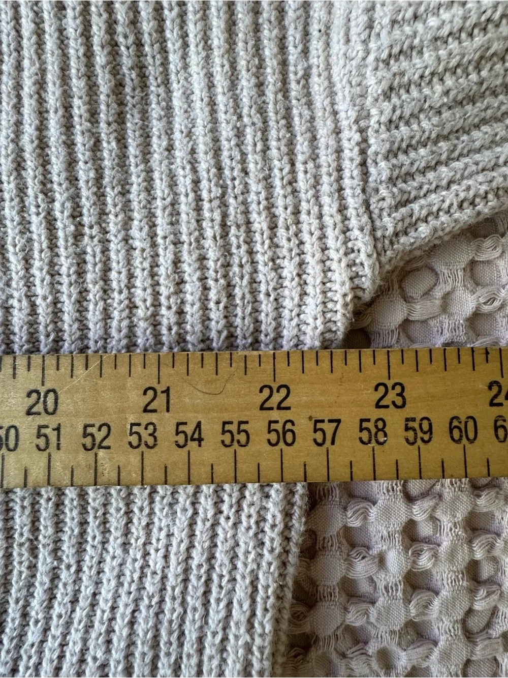 Madewell Women’s Ribbed Thompson Pocket Sweater Tan Medium Cotton Pre-owned